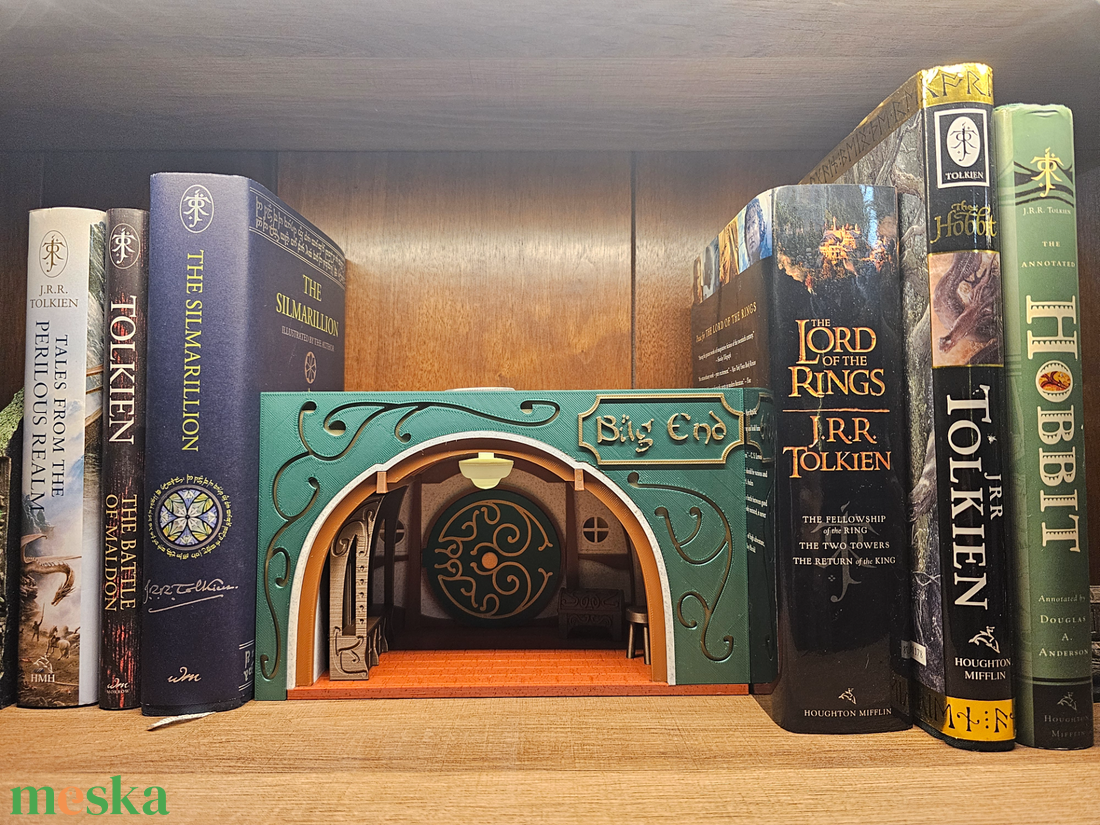 Gyűrűk Ura Világító Könyvszobor és könyvtámasz - otthon & életmód - dekoráció - asztal és polc dekoráció - könyvtámasz - Meska.hu
