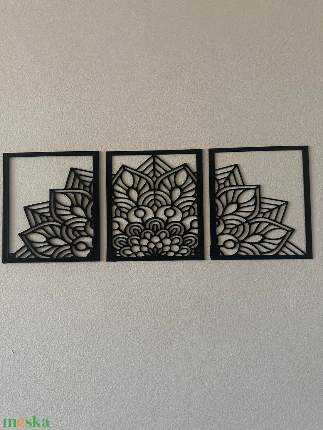 Nagy Mandala 3 részes Fali Dekor - otthon & életmód - dekoráció - spiritualitás - mandala - Meska.hu