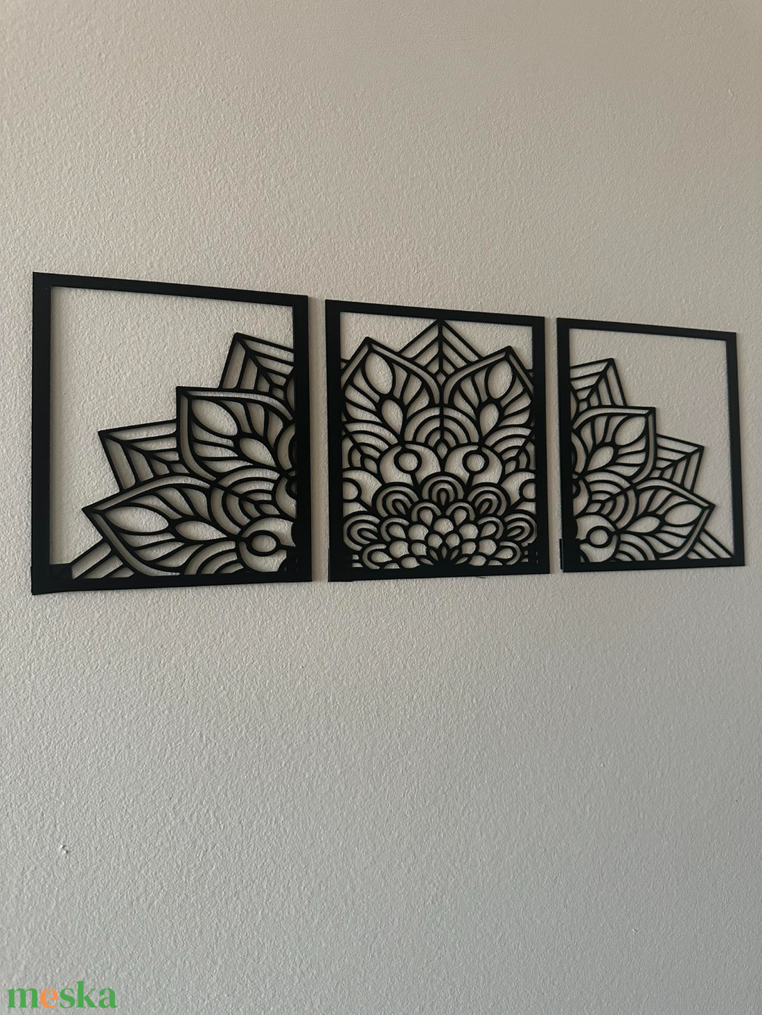 Nagy Mandala 3 részes Fali Dekor - otthon & életmód - dekoráció - spiritualitás - mandala - Meska.hu