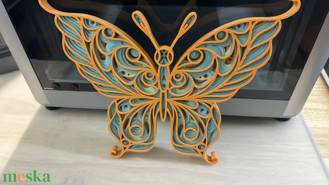 Színes Pillangó Mandala Fali Kép - otthon & életmód - dekoráció - spiritualitás - mandala - Meska.hu