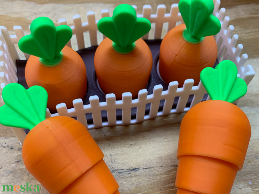 Húsvéti Nyuszis Répa Kert Asztali Dekoráció -  - Meska.hu