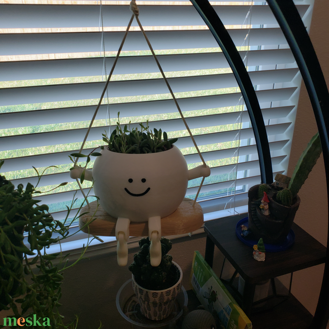 Hintázó Kis Ültető Köcsög  - otthon & életmód - dekoráció - virágdísz és tartó - cserép & kaspó - Meska.hu