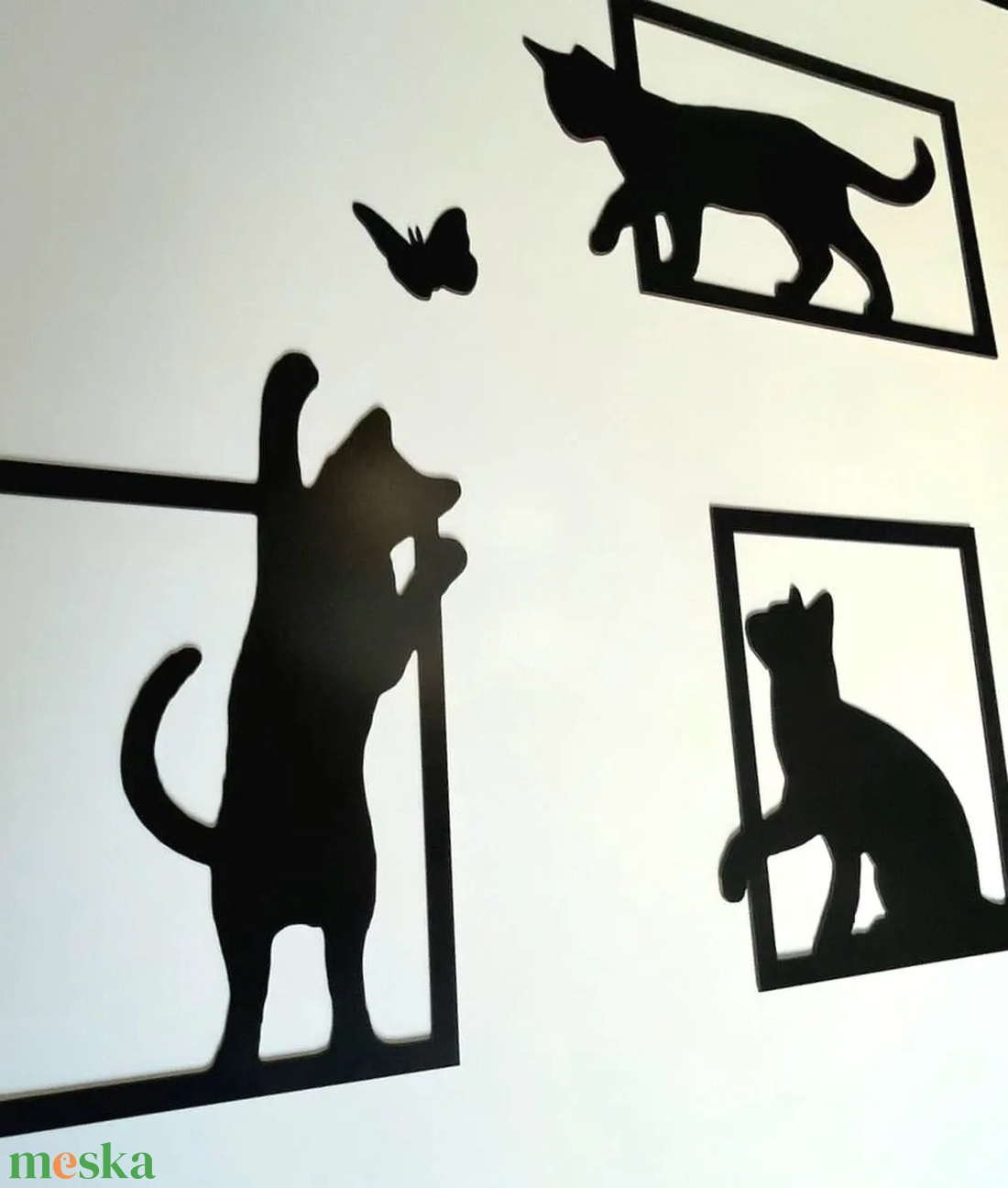 Macskás Fali Dekoráció - otthon & életmód - dekoráció - kép & falikép - 3d képek - Meska.hu
