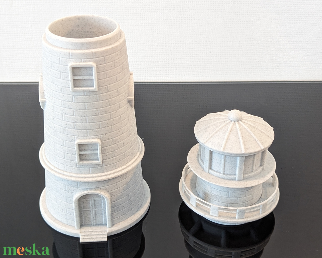 Világítótorony Fürdőszobai rendszerező és fogkefetartó - otthon & életmód - fürdőszoba - fogkefetartó - Meska.hu