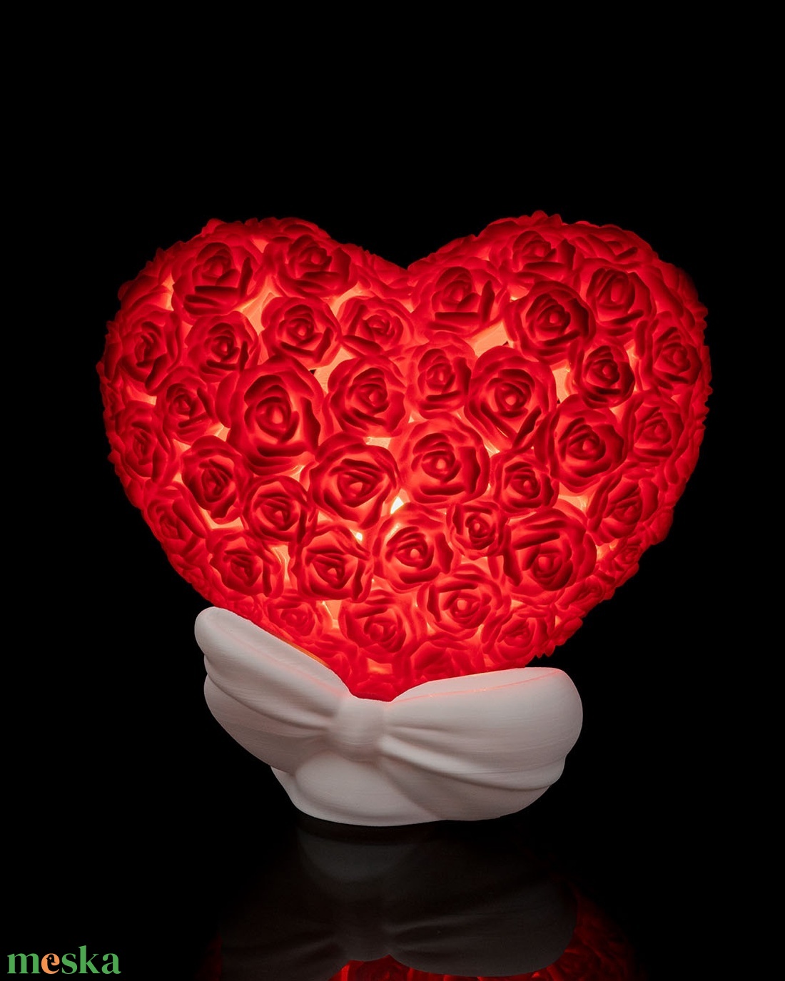 Világító Valentinnapi Szívecske Lámpa  - otthon & életmód - lámpa - hangulatlámpa - Meska.hu