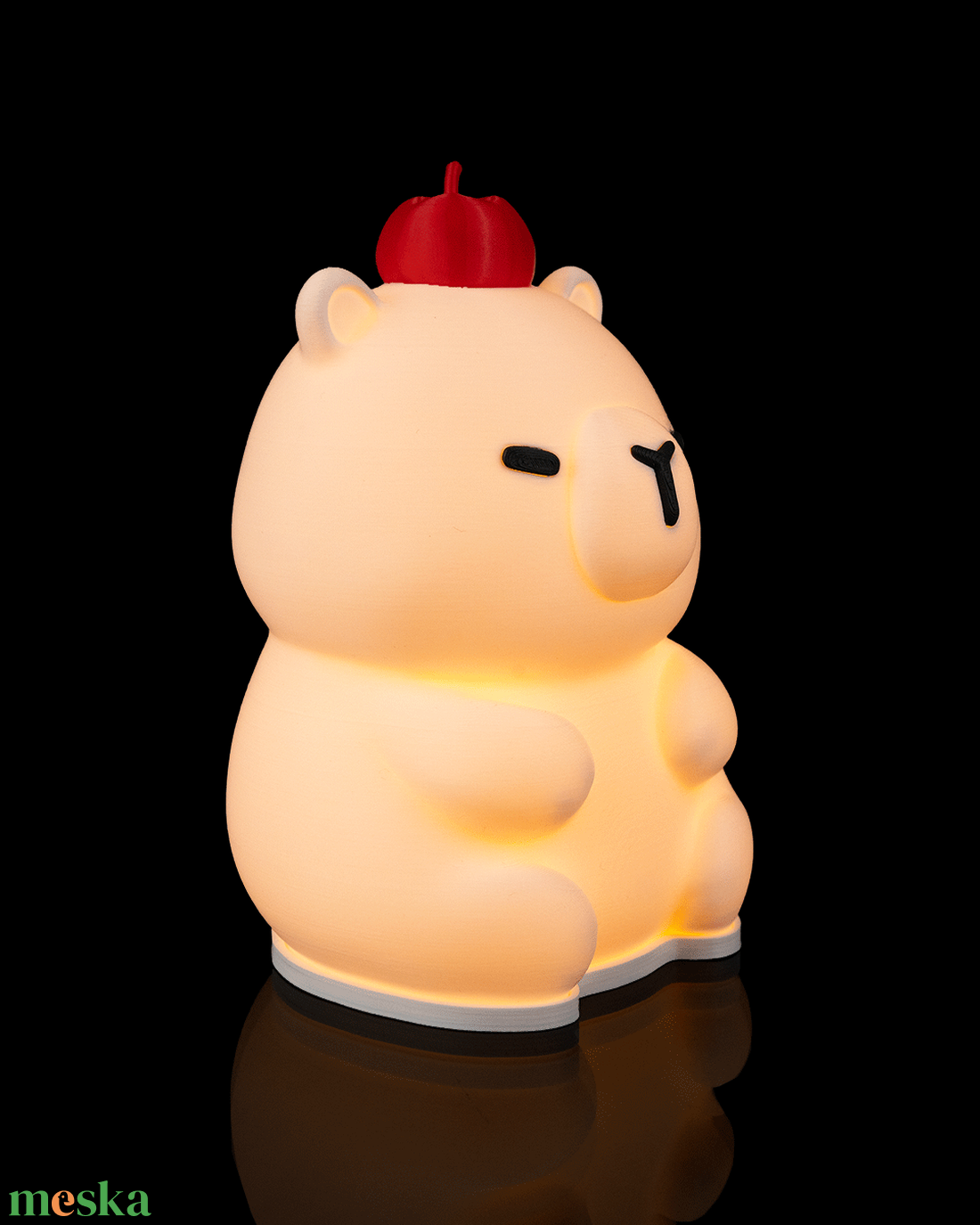 Glowybara � Aranyos kapibara hangulatlámpa, meleg fényű éjjeli lámpa - otthon & életmód - lámpa - hangulatlámpa - Meska.hu