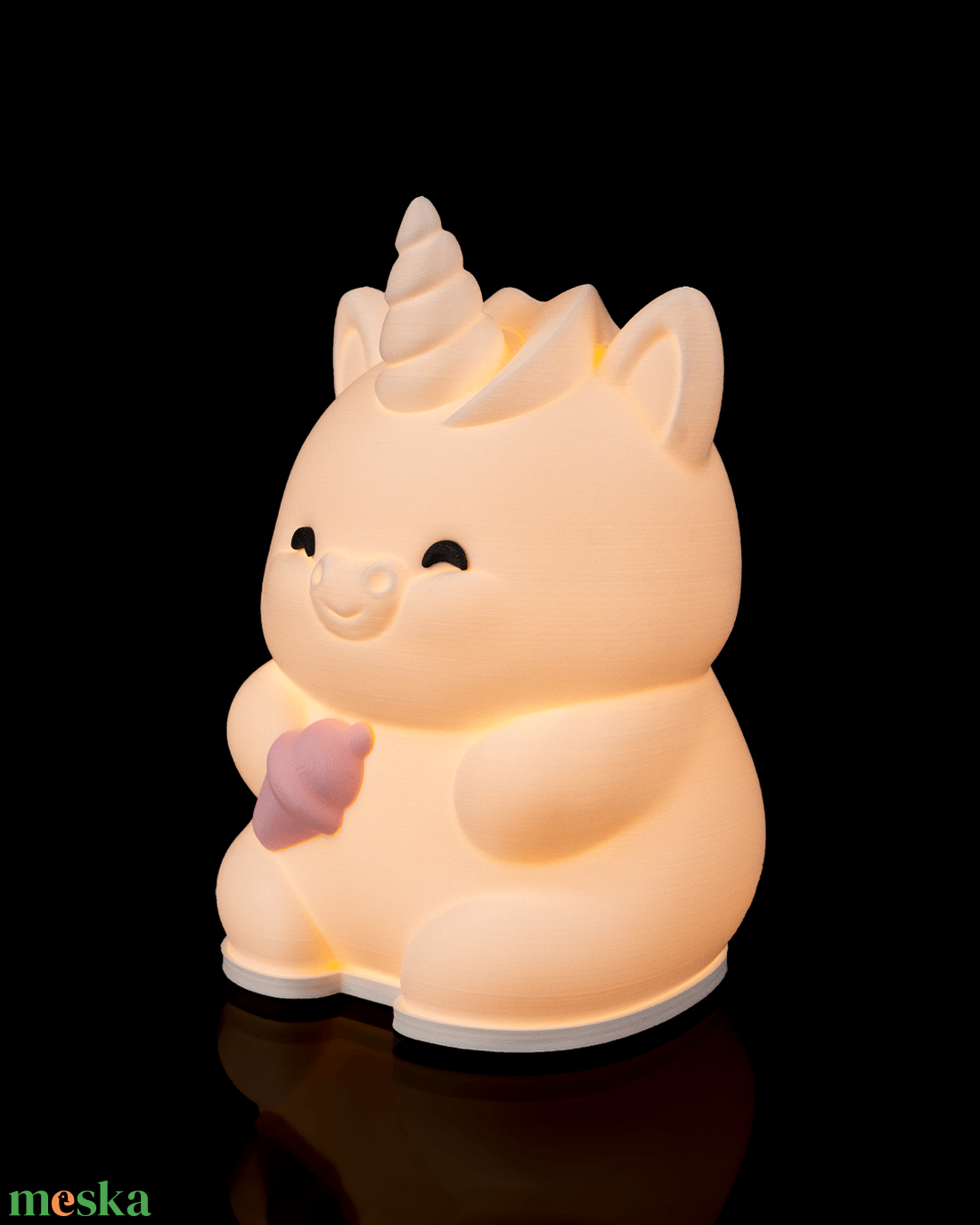 UniGlow � Cuki unikornisos hangulatlámpa, meleg fényű LED - otthon & életmód - lámpa - hangulatlámpa - Meska.hu
