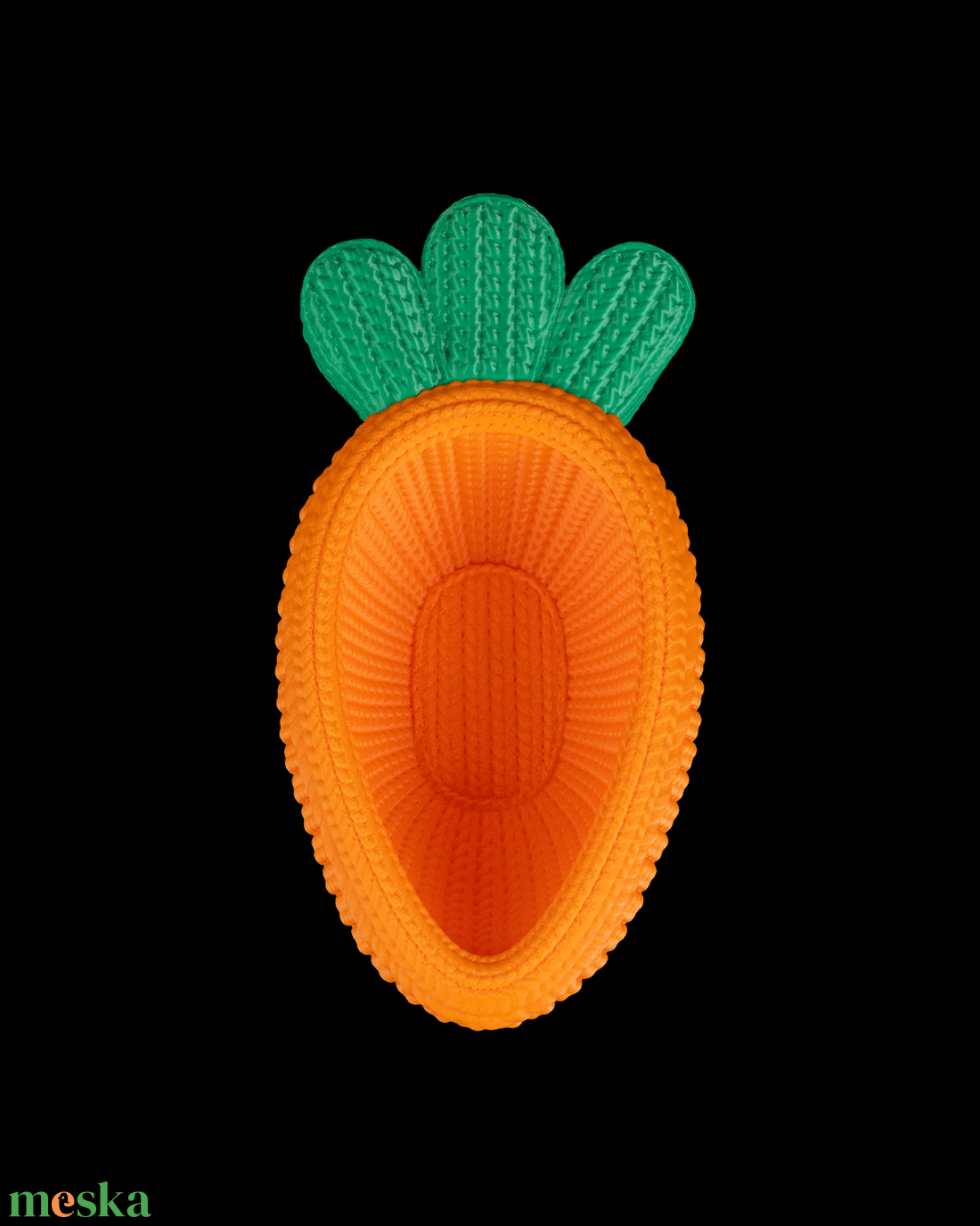 Húsvéti Csokitartó Répa Kosár - Fonott hatású műanyag. - ünnepi díszek, dekorációk - húsvéti díszek és dekorációk - húsvéti kosár - Meska.hu