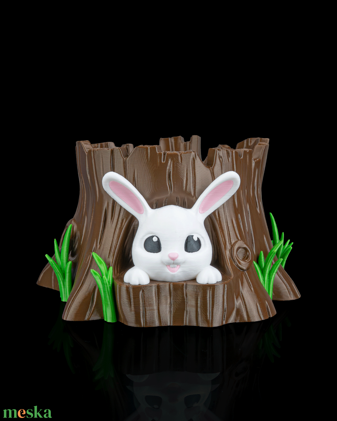 Húsvéti Csokitartó Nyuszilak - ünnepi díszek, dekorációk - húsvéti díszek és dekorációk - húsvéti kosár - Meska.hu