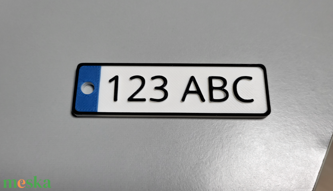 Egyedi Rendszámtábla  Kulcstartó - táska & tok - kulcstartó & táskadísz - kulcstartó - Meska.hu