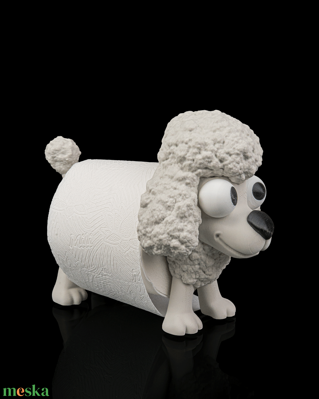 Cuki Uszkár Wc-Papír Tartó - otthon & életmód - fürdőszoba - fürdőszobai tároló - Meska.hu