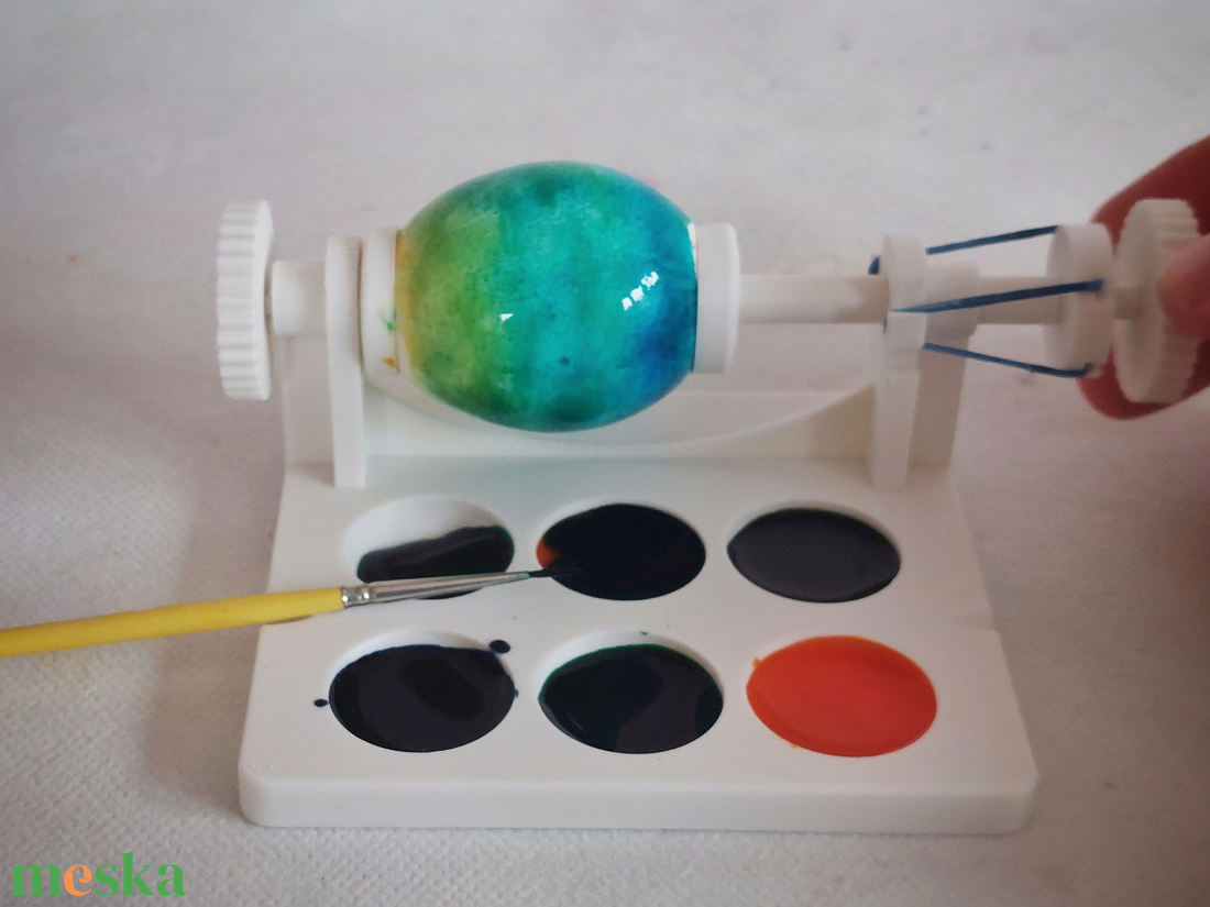 Forgatható tojásfestő állvány � kreatív húsvéti tojás díszítő eszköz - ünnepi díszek, dekorációk - húsvéti díszek és dekorációk - húsvéti tojás, hímestojás - Meska.hu