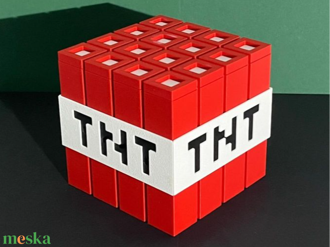 Minecraftos Asztali Tolltartó és Poháralátét - otthon & életmód - papír, írószer - tolltartó & ceruzatekercs - Meska.hu