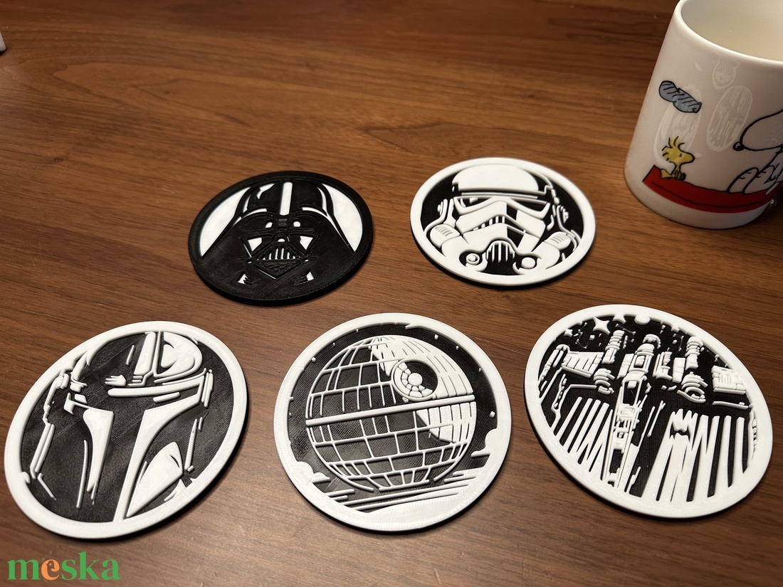 Star Wars Poháralátét Szett - otthon & életmód - bútor - asztal - Meska.hu