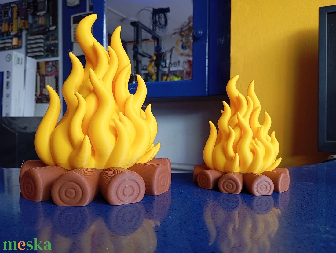 Tábortűz LED hangulatfény - otthon & életmód - lámpa - hangulatlámpa - Meska.hu