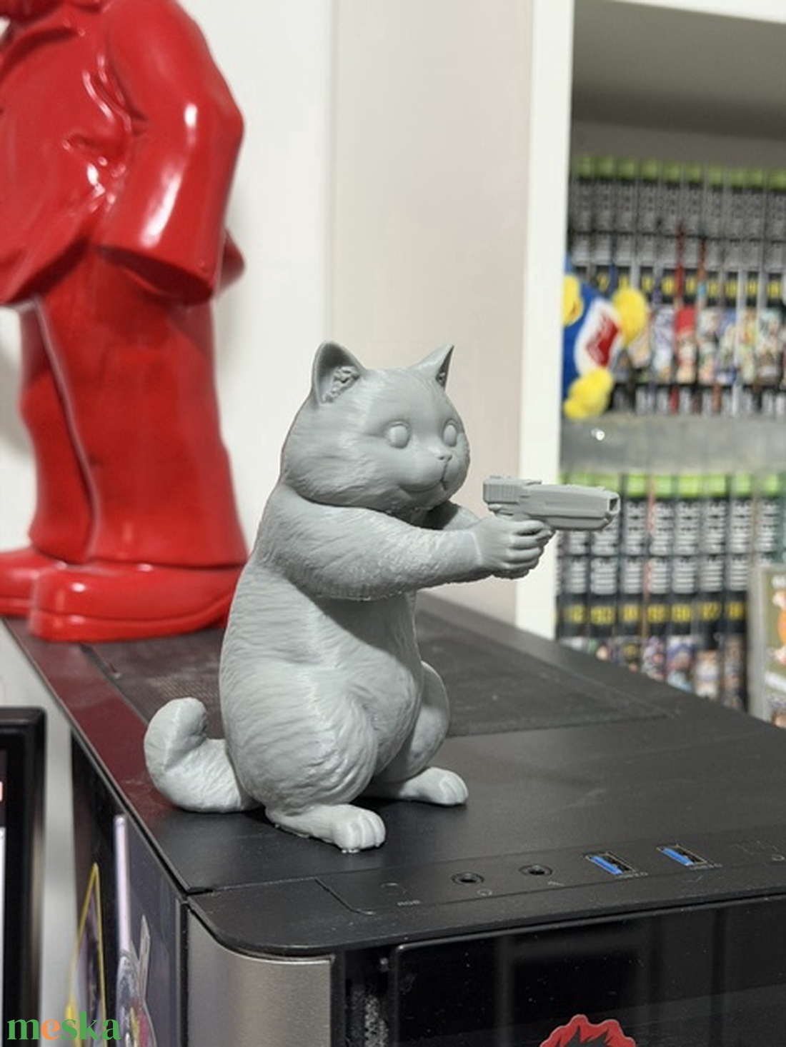 Motiváló Cica Asztali Dekor - otthon & életmód - dekoráció - asztal és polc dekoráció - asztaldísz - Meska.hu