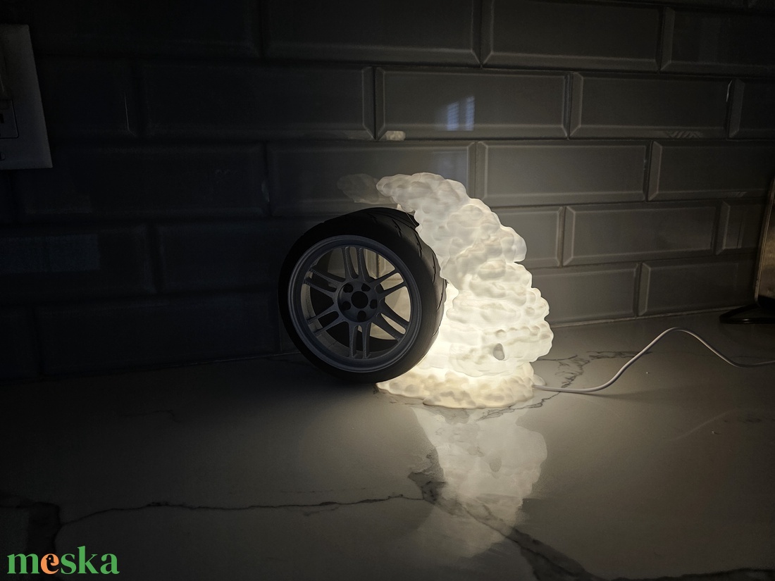 LED Burnout Autós Hangulatlámpa, RGB távirányítós - otthon & életmód - lámpa - hangulatlámpa - Meska.hu