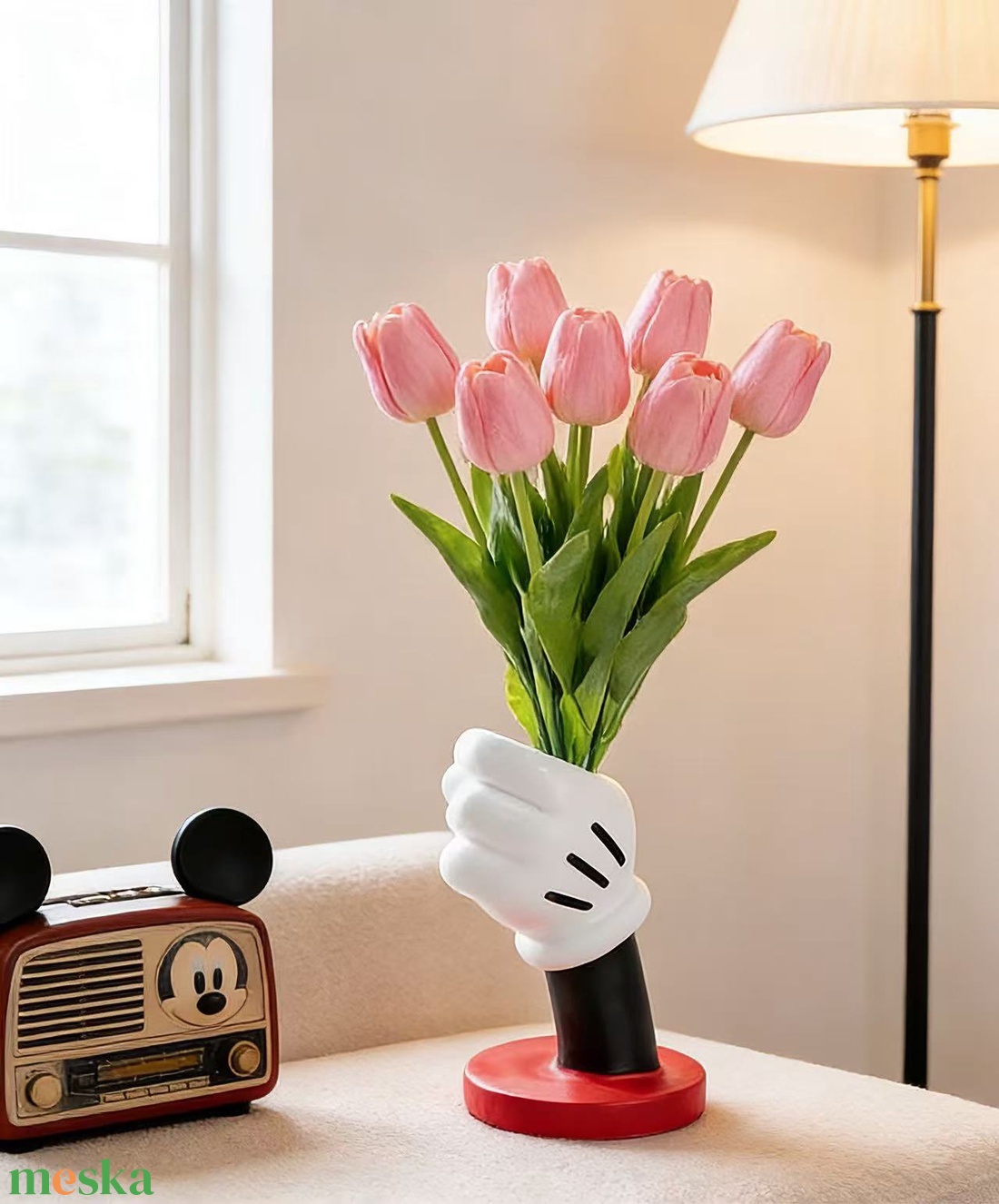 Mickey Egér Virágtartó - otthon & életmód - bútor - virágállvány - Meska.hu