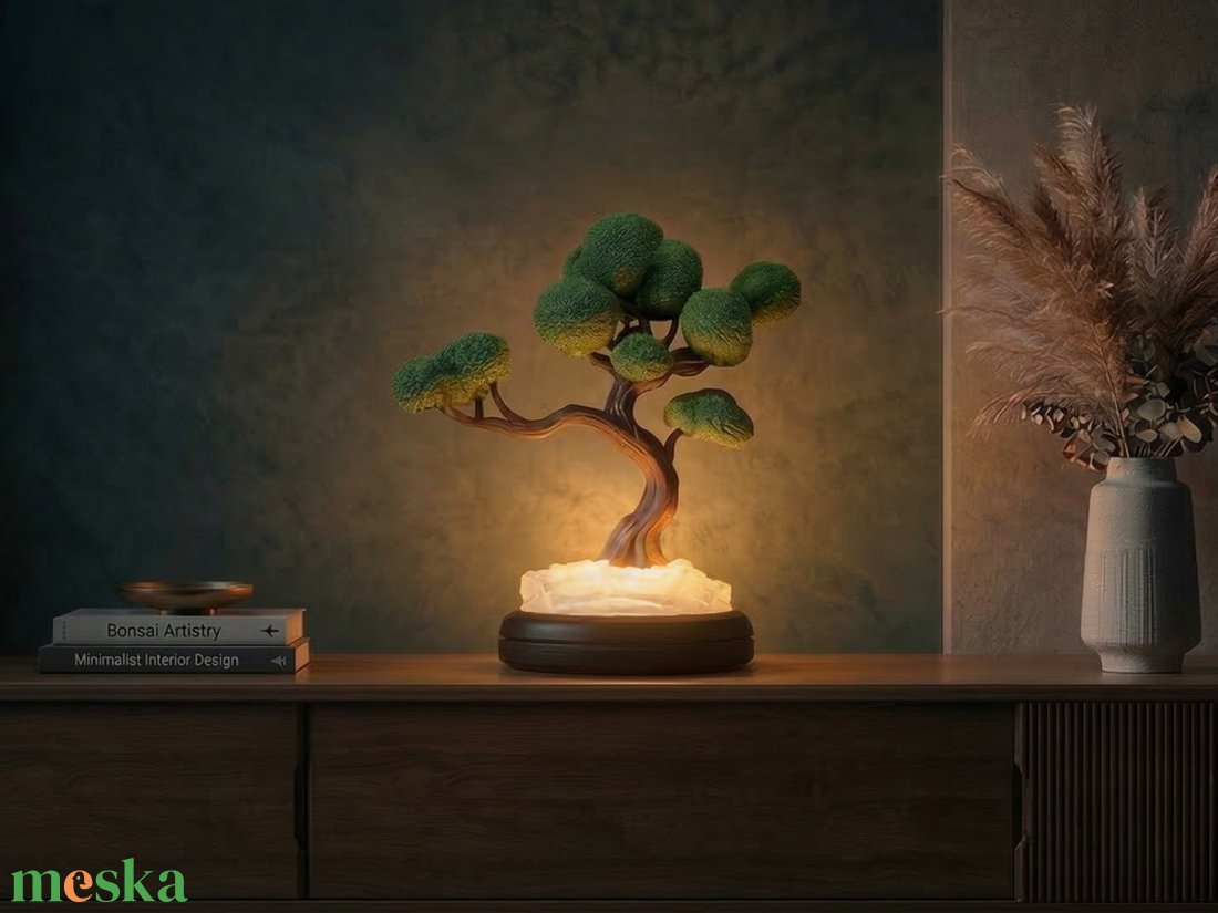 Bonsai fa led éjjelilámpa - otthon & életmód - lámpa - hangulatlámpa - Meska.hu