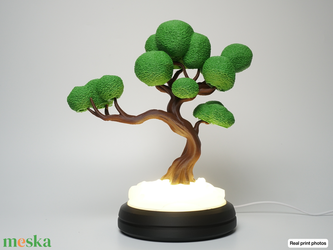 Bonsai fa led éjjelilámpa - otthon & életmód - lámpa - hangulatlámpa - Meska.hu