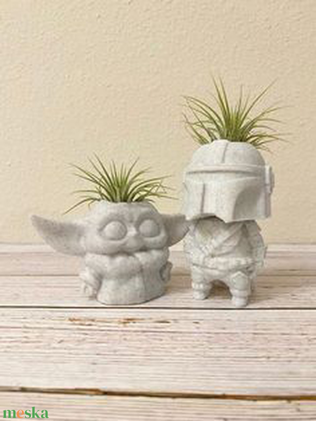 Star Wars  Baba Yoda és Stormtrooper ültető szett - otthon & életmód - virágdekoráció - virágtartó - váza - Meska.hu