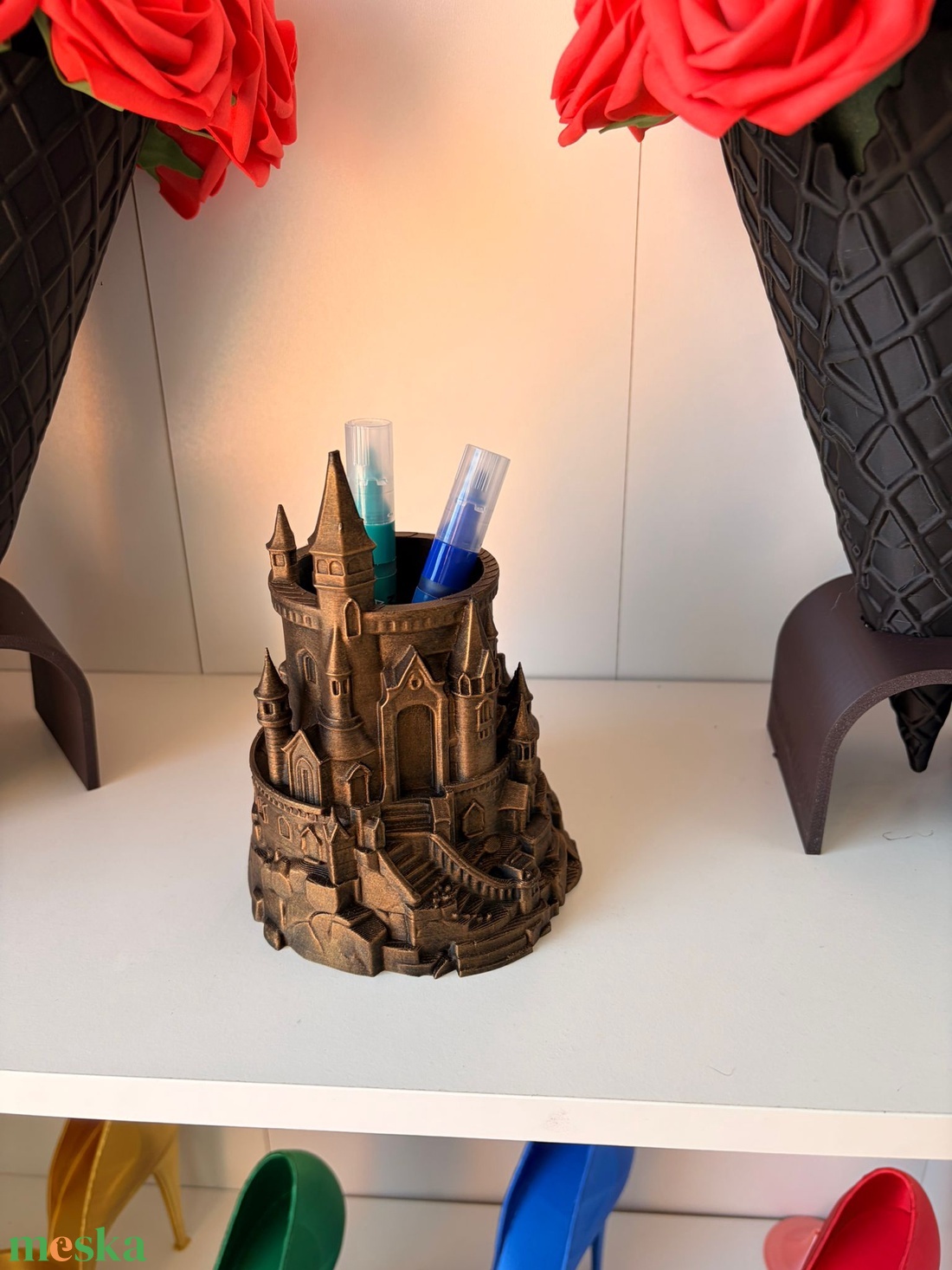 Harry potter Hogwarts Asztali Tolltartó - otthon & életmód - papír, írószer - tolltartó & ceruzatekercs - Meska.hu