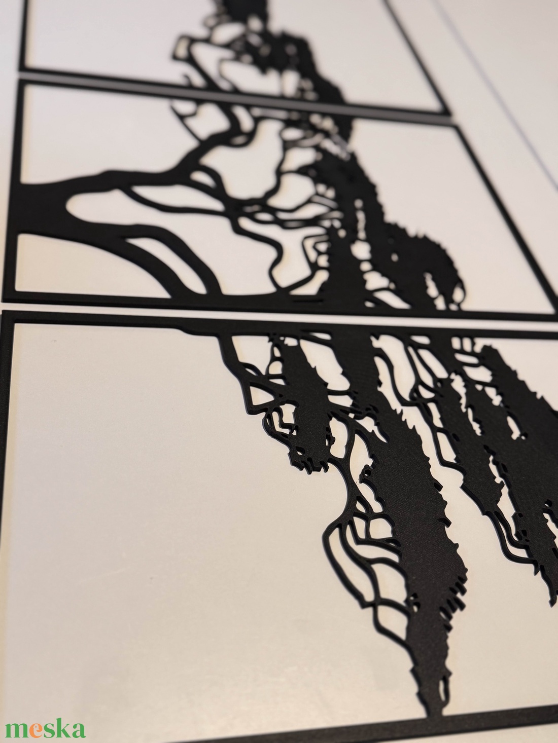 3 részes 3D fa sziluett faldekor - otthon & életmód - dekoráció - kép & falikép - 3d képek - Meska.hu