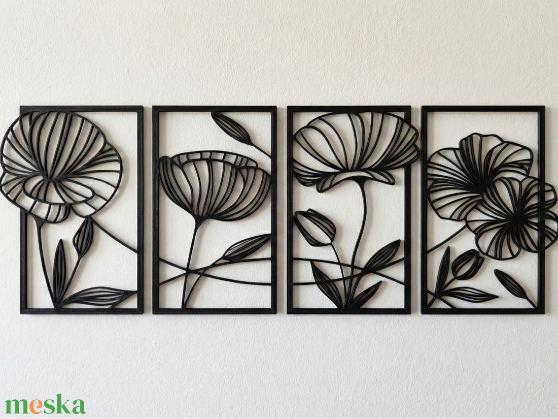 Virágos Tavaszi 3D falidekor képek - otthon & életmód - dekoráció - kép & falikép - 3d képek - Meska.hu