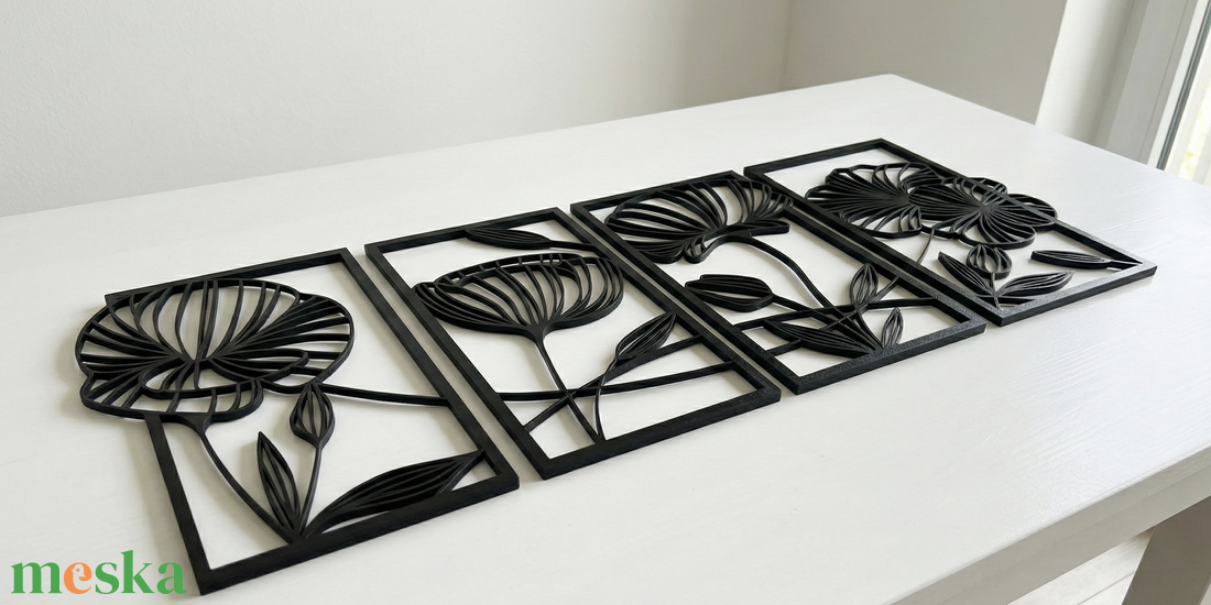 Virágos Tavaszi 3D falidekor képek - otthon & életmód - dekoráció - kép & falikép - 3d képek - Meska.hu