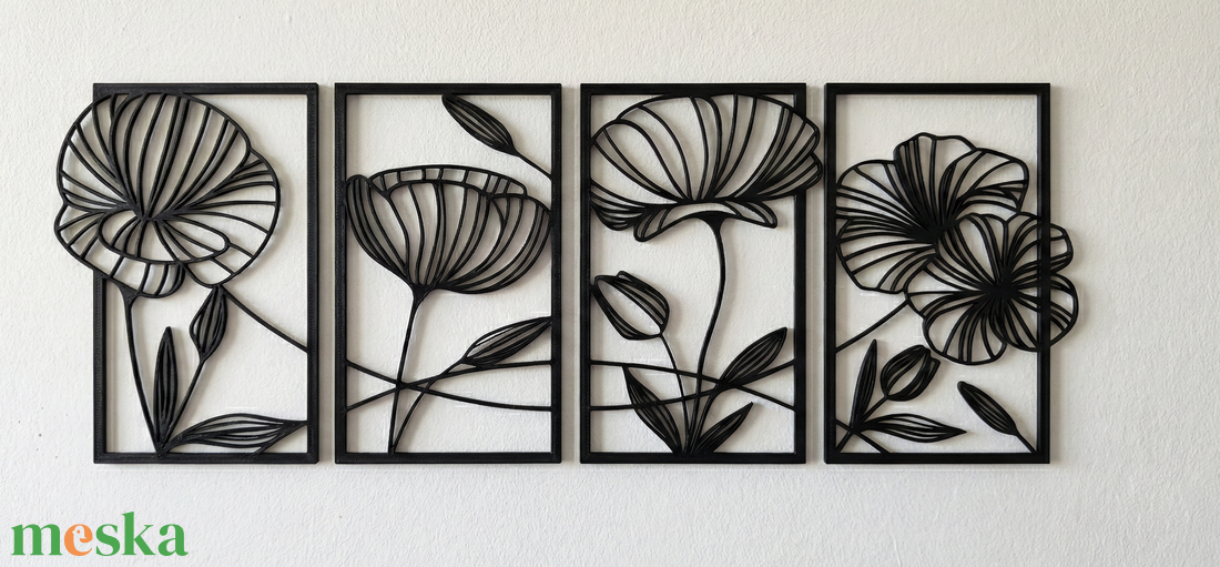 Virágos Tavaszi 3D falidekor képek - otthon & életmód - dekoráció - kép & falikép - 3d képek - Meska.hu