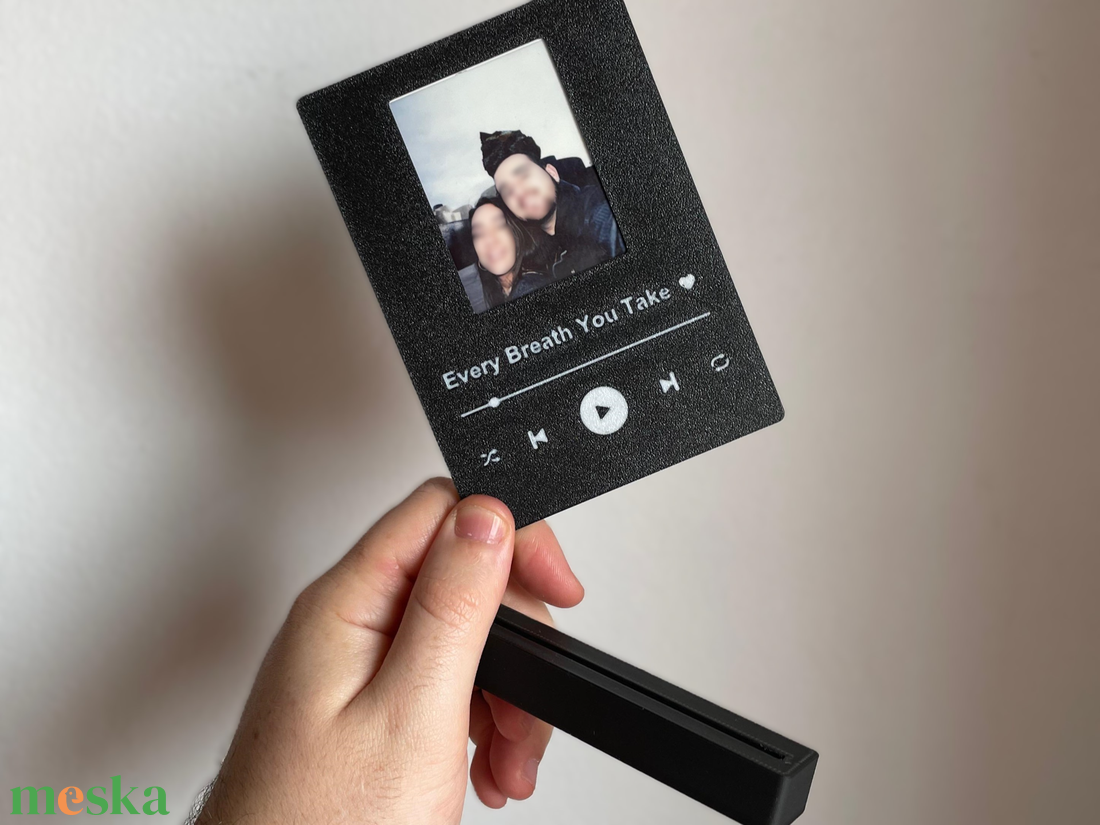 Egyedi Spotify stílusú fotós emléktábla � páros ajándék - otthon & életmód - dekoráció - kép & falikép - képkeret - Meska.hu