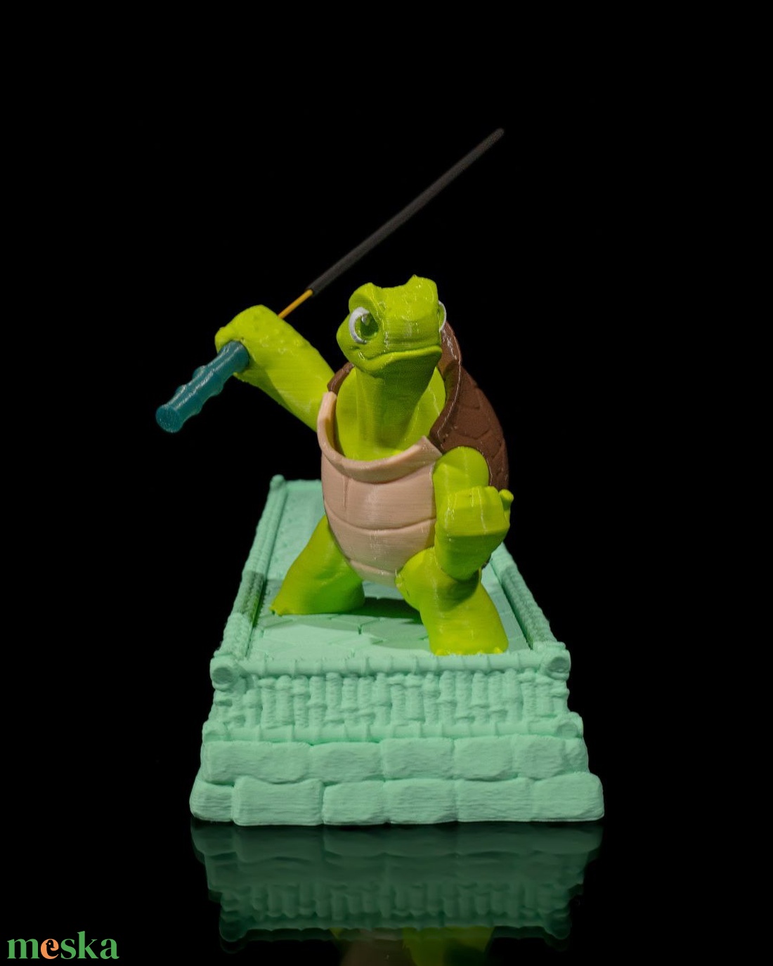Cuki Ninja Teknős füstölőtartó belső tárolóval - otthon & életmód - dekoráció - spiritualitás - füstölő és füstölőtartó - Meska.hu