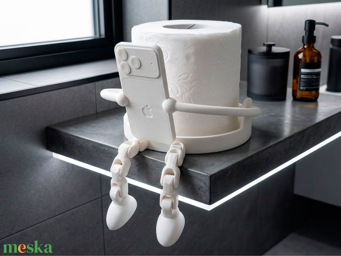 Vicces Wc Papír tartó - otthon & életmód - fürdőszoba - fürdőszobai dekoráció - Meska.hu