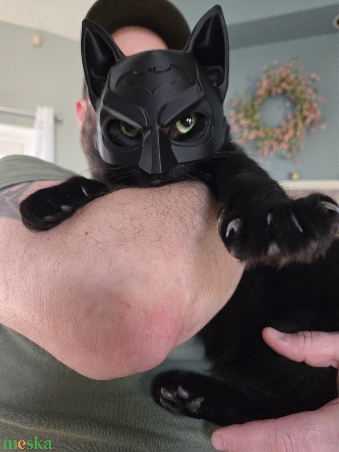 Batman Cica Maszk - otthon & életmód - kisállatoknak - cicáknak & macskáknak - Meska.hu