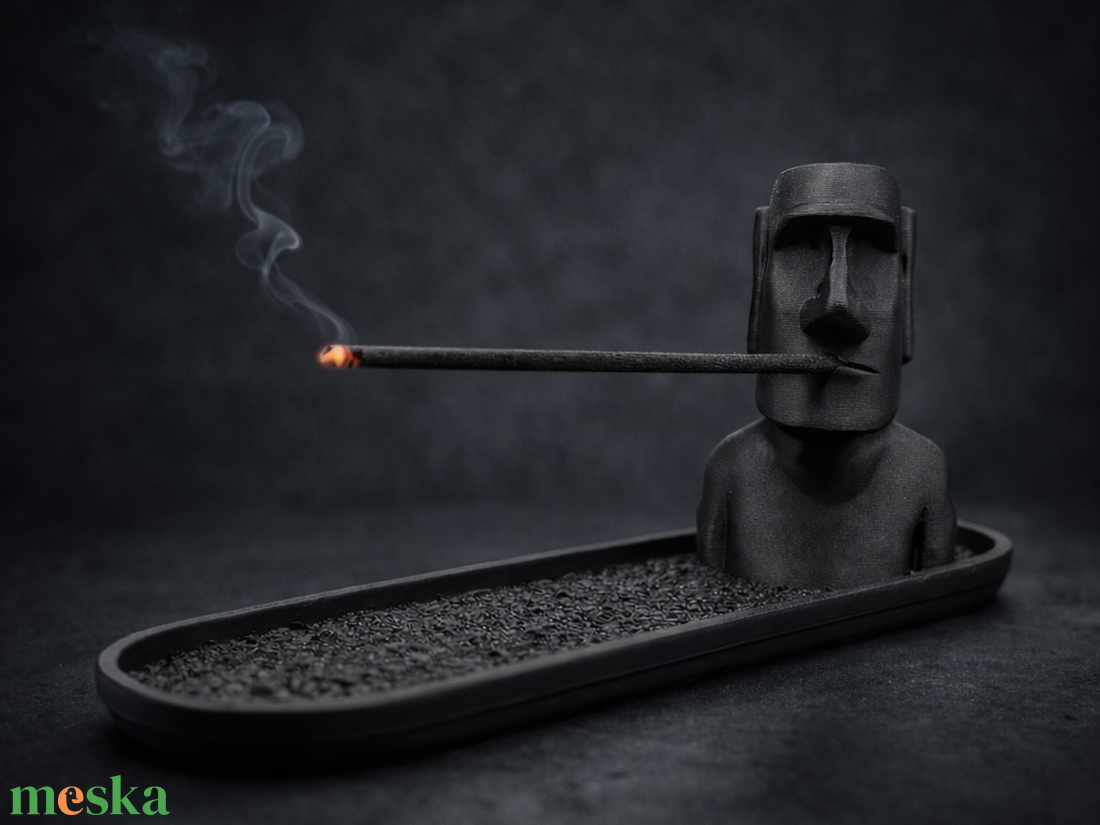 Húsvéti Szigetek Moai Füstölőtartó - otthon & életmód - dekoráció - spiritualitás - füstölő és füstölőtartó - Meska.hu