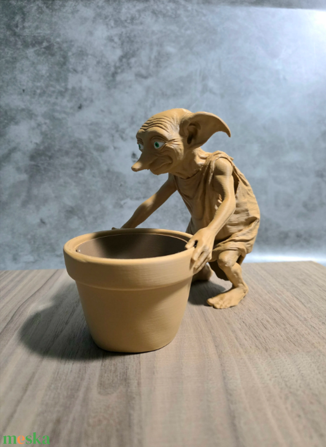 Harry Potter Dobby Ültető cserép és szobor - otthon & életmód - virágdekoráció - virágtartó - kaspó - Meska.hu
