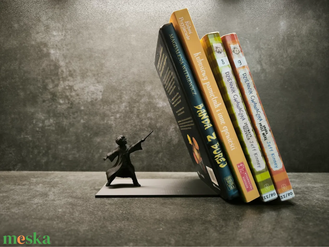 Harry Potter Könyvtámasz Dekoráció - otthon & életmód - dekoráció - asztal és polc dekoráció - könyvtámasz - Meska.hu