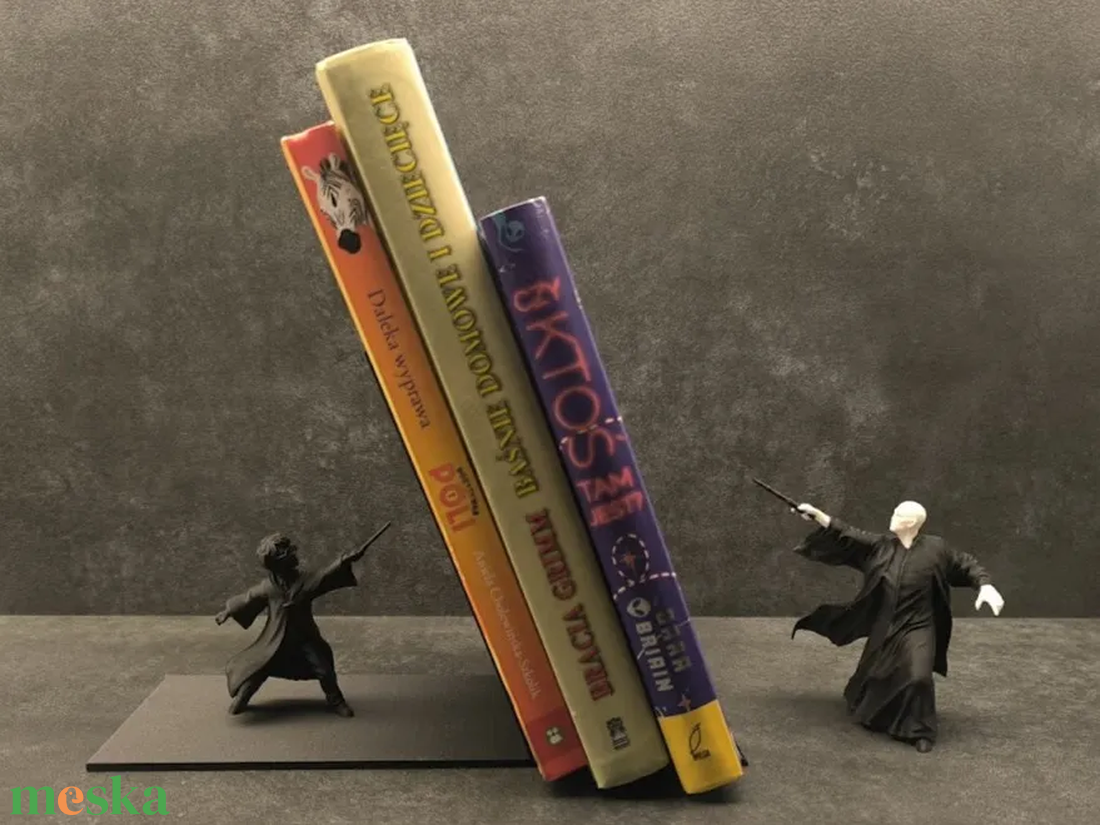 Harry Potter Könyvtámasz Dekoráció - otthon & életmód - dekoráció - asztal és polc dekoráció - könyvtámasz - Meska.hu