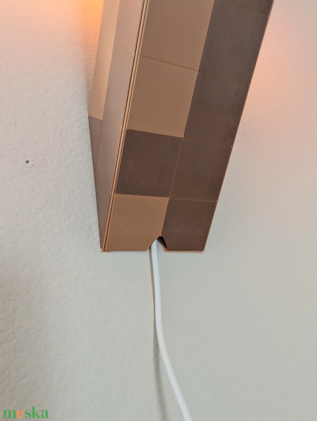 Minecraft stílusú fáklya lámpa � 3D nyomtatott LED éjszakai fény - otthon & életmód - lámpa - hangulatlámpa - Meska.hu