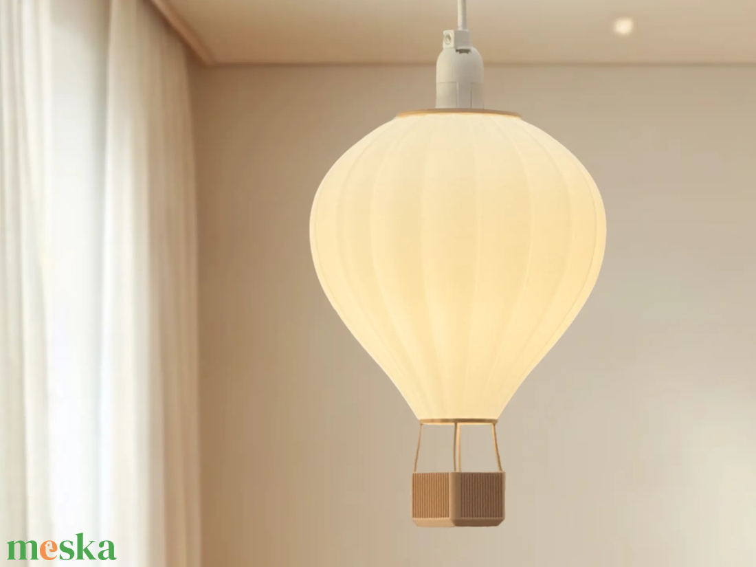 Nagy Ledes Hőlégballon Hangulatfény és dekoráció - otthon & életmód - lámpa - hangulatlámpa - Meska.hu