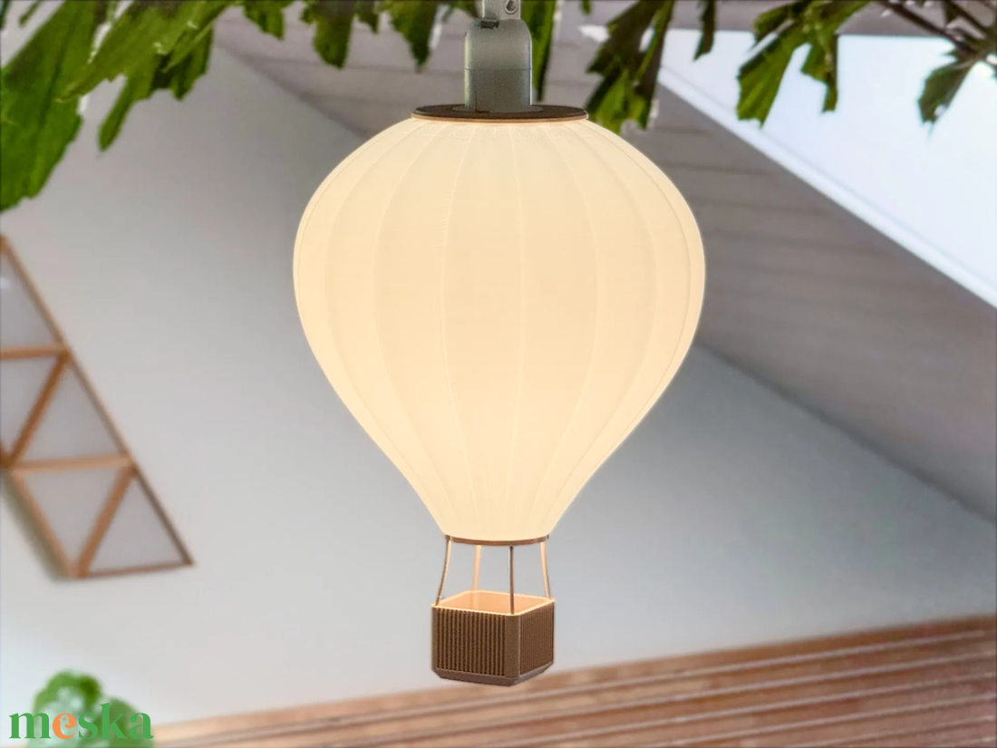 Nagy Ledes Hőlégballon Hangulatfény és dekoráció - otthon & életmód - lámpa - hangulatlámpa - Meska.hu