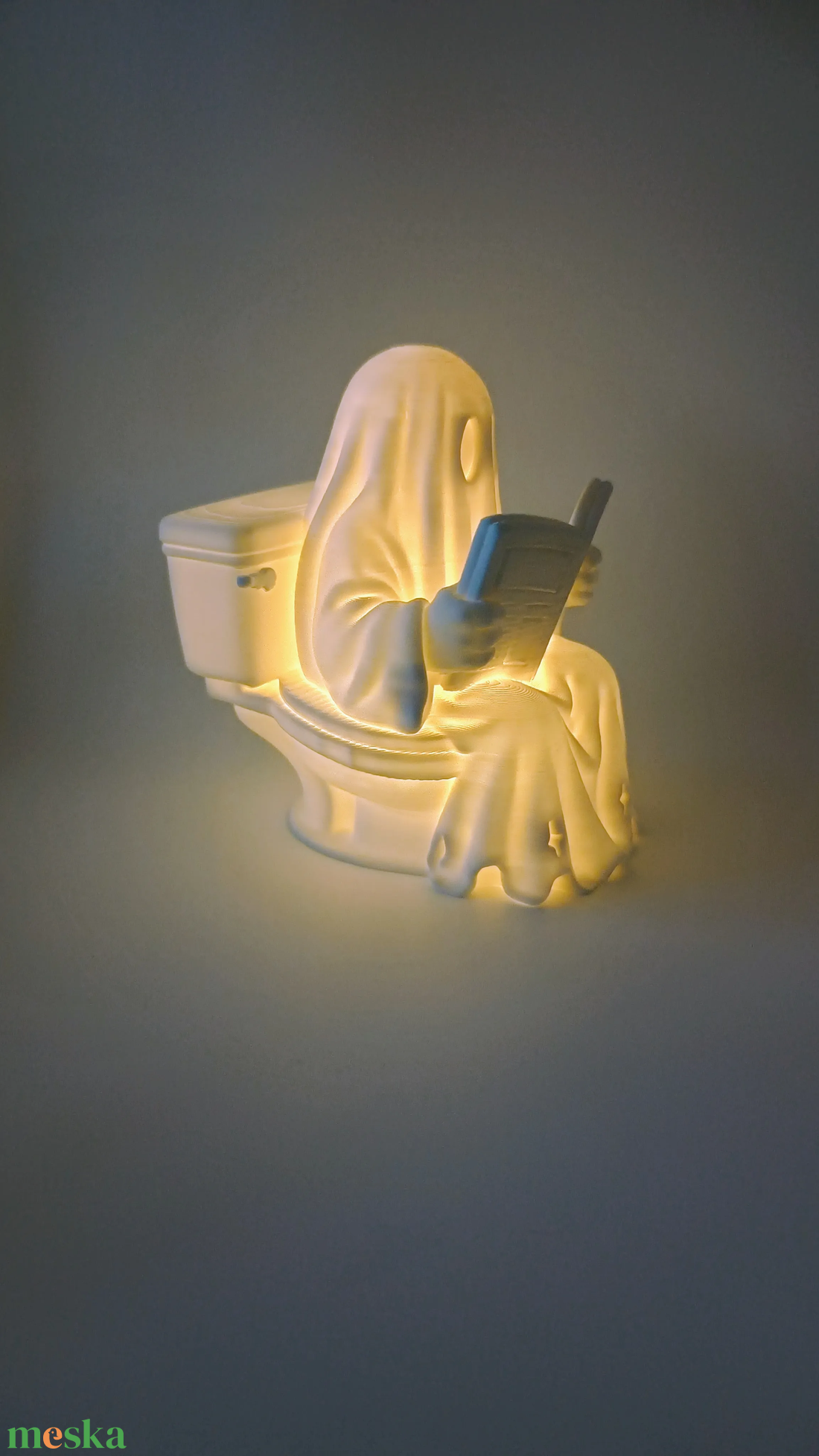 Cuki Vicces Toalett Szellem - otthon & életmód - dekoráció - halloween - halloweeni dekoráció - Meska.hu