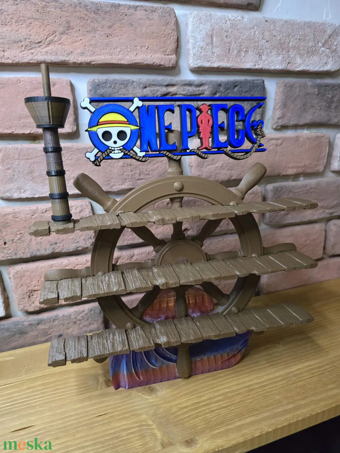 One piece Kinderjoy figura gyűjtői állvány - otthon & életmód - dekoráció - asztal és polc dekoráció - dekorációs tál, tartó - Meska.hu