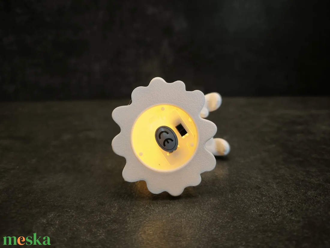 Kicsi Világító Szellem Monitor Dísz - otthon & életmód - dekoráció - halloween - halloweeni figurák - Meska.hu