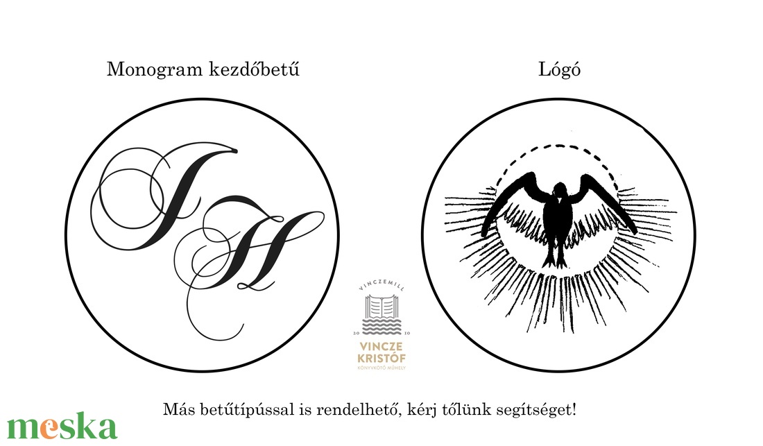 Egyedi PECSÉTNYOMÓ készítés, saját logó, monogram, szimbólum gravírozása, viaszpecsét, szappan, csokoládé készítéshez - esküvő - emlék & ajándék - nászajándék - Meska.hu