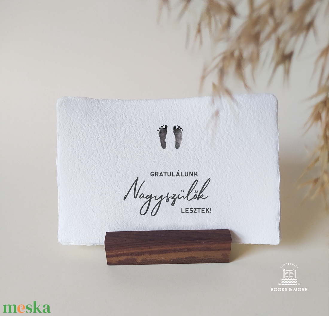 Nagyszülők lesztek kártya, meglepetés kártya, babaváró, nagyszülő köszöntő ajándék - otthon & életmód - papír, írószer - Meska.hu