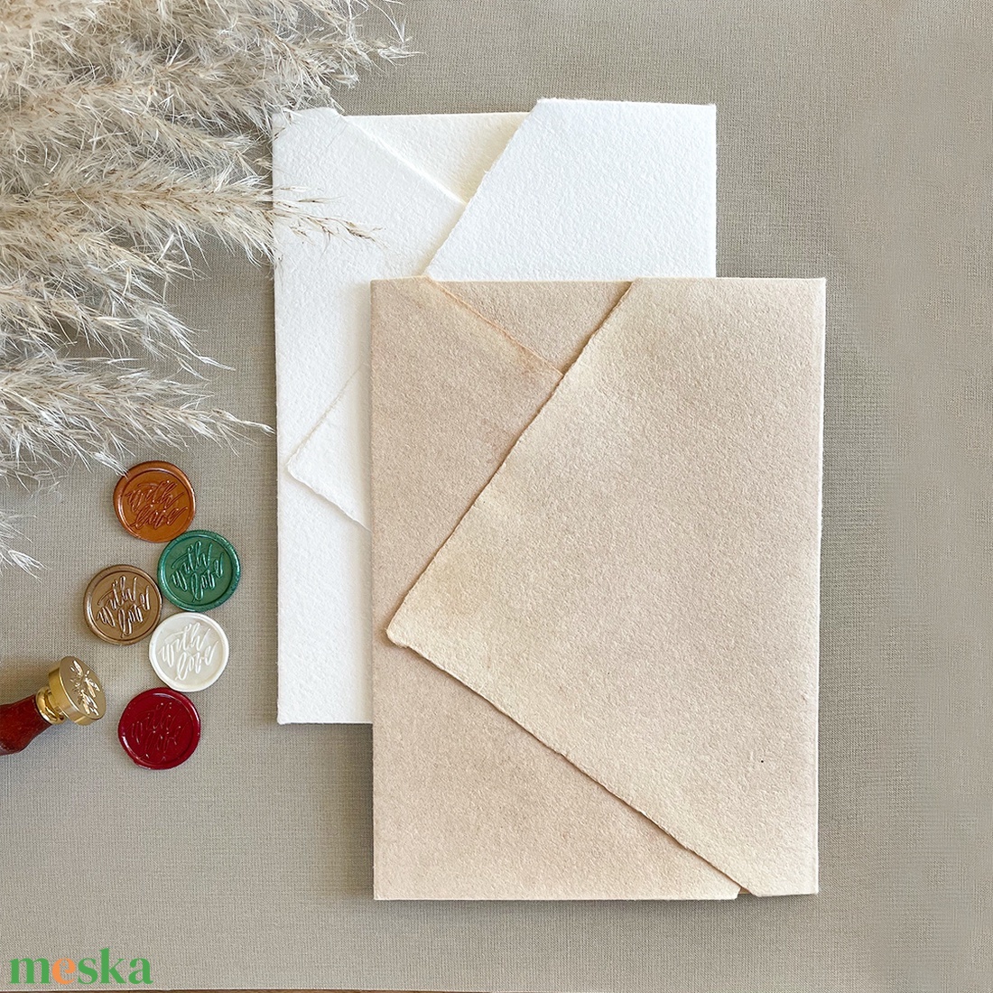 MERÍTETT PAPÍR MAPPA - FEHÉR - C5 - otthon & életmód - papír, írószer - boríték - Meska.hu