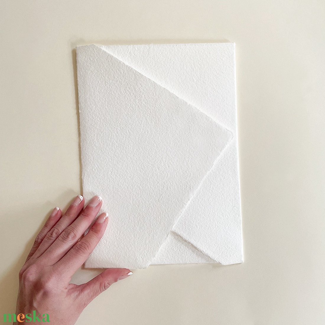 MERÍTETT PAPÍR MAPPA - FEHÉR - C5 - otthon & életmód - papír, írószer - boríték - Meska.hu