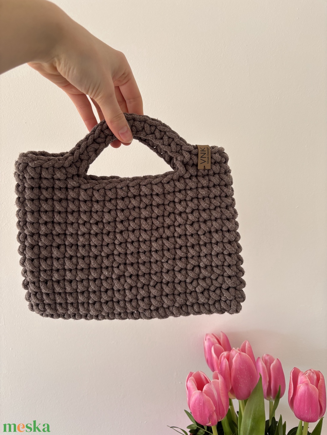 Hyacinth horgolt kézitáska - táska & tok - kézitáska & válltáska - kézitáska - Meska.hu
