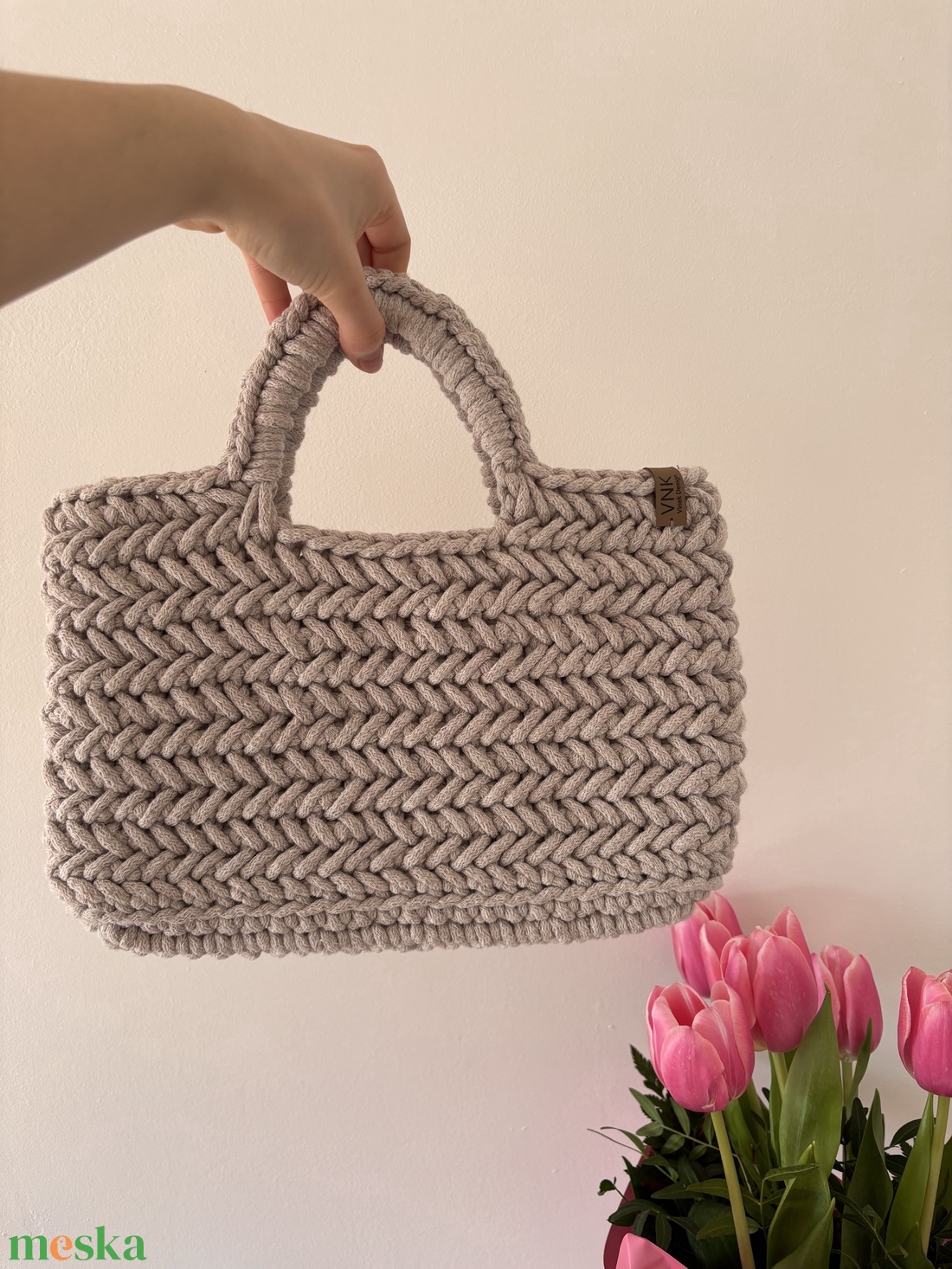 �Sand Lily horgolt táska - táska & tok - kézitáska & válltáska - kézitáska - Meska.hu